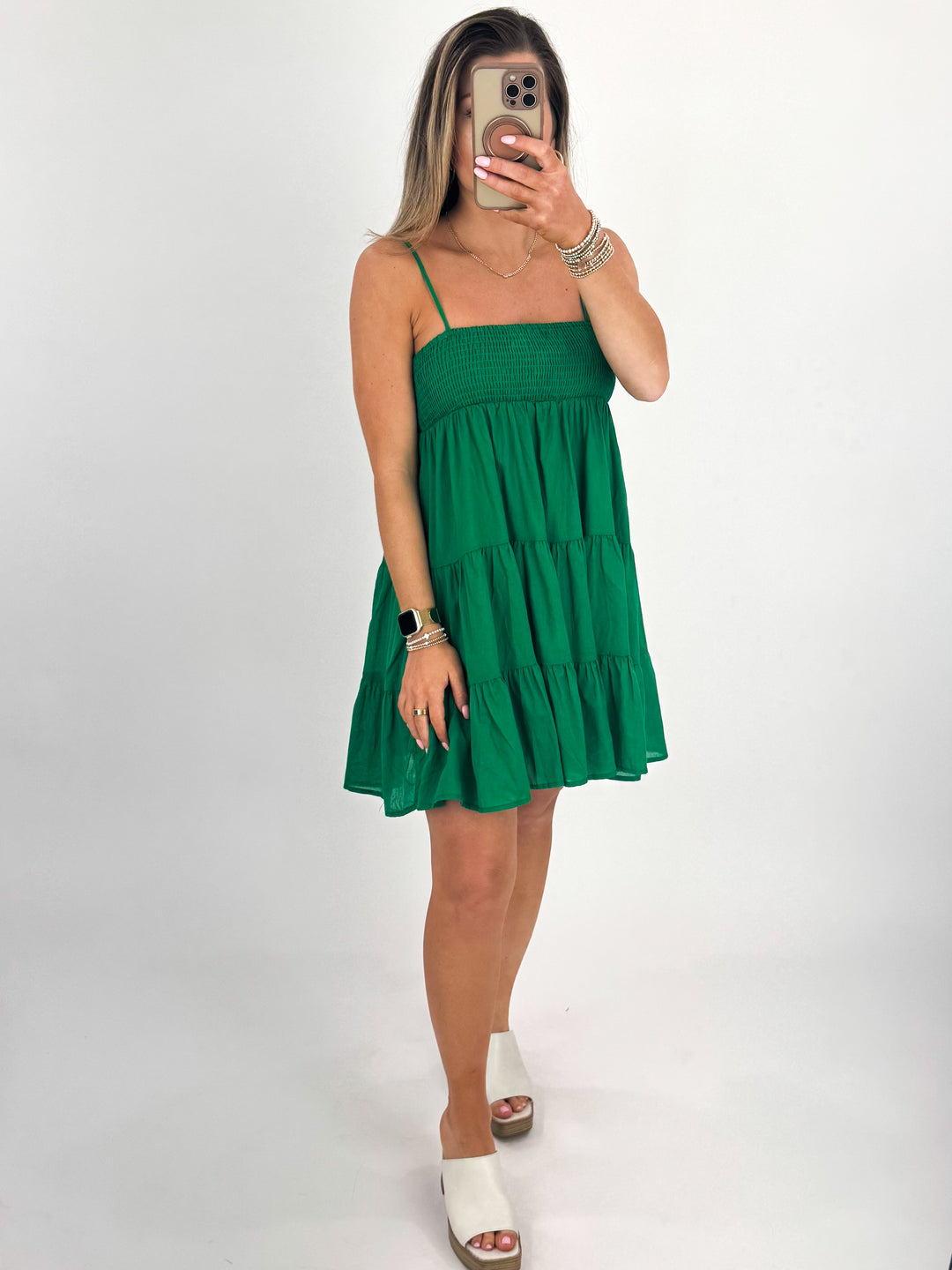 Dollie Dress - Green