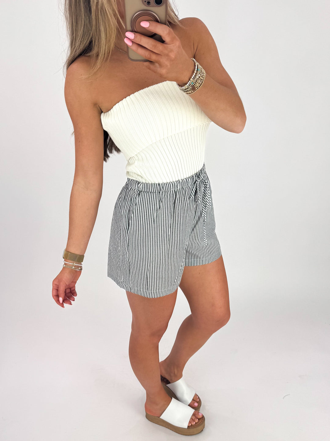 Courtney Shorts - Black/White