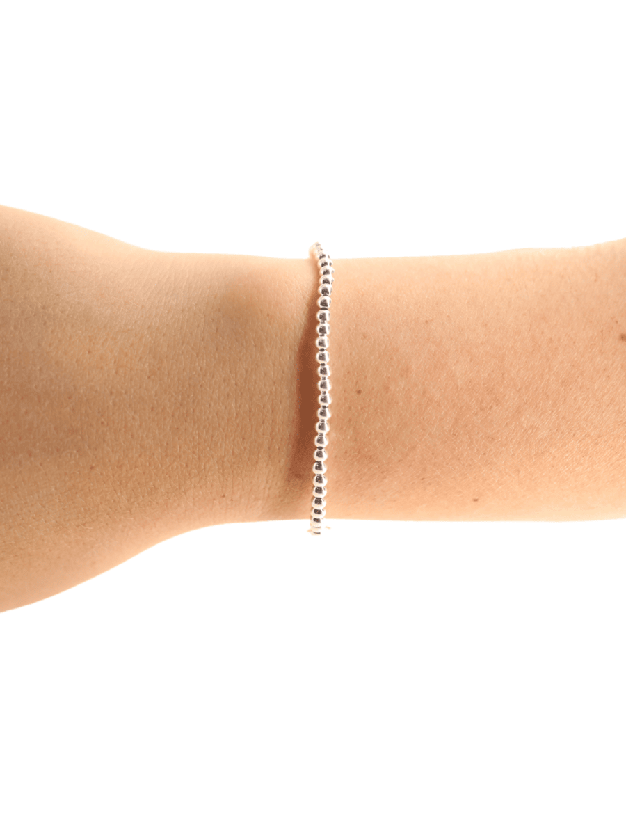 3MM Gold Beaded Bracelet