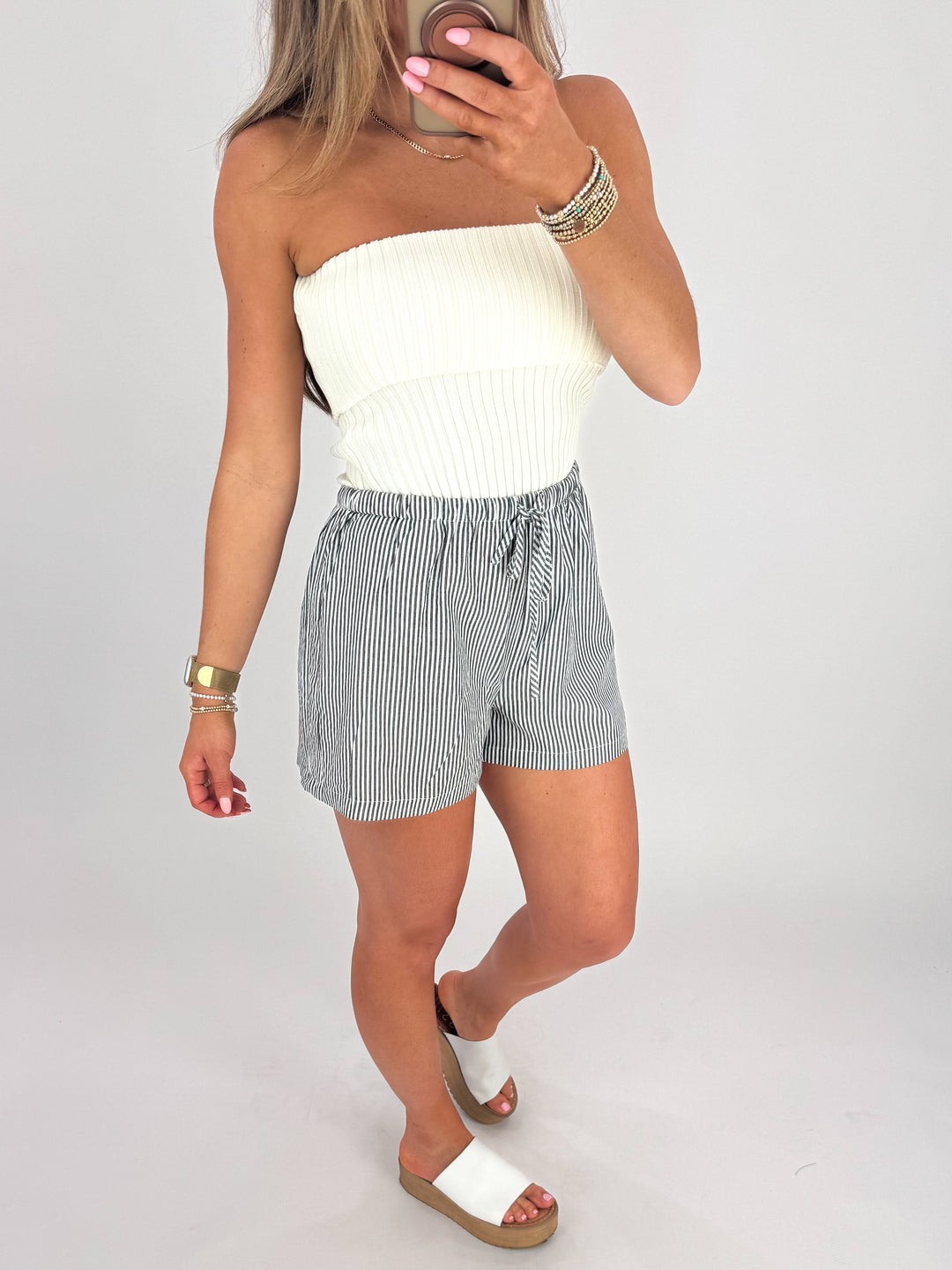 Courtney Shorts - Black/White