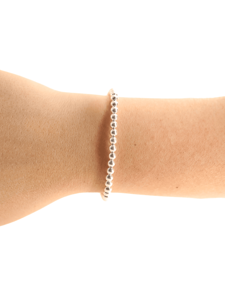 4MM Gold Beaded Bracelet