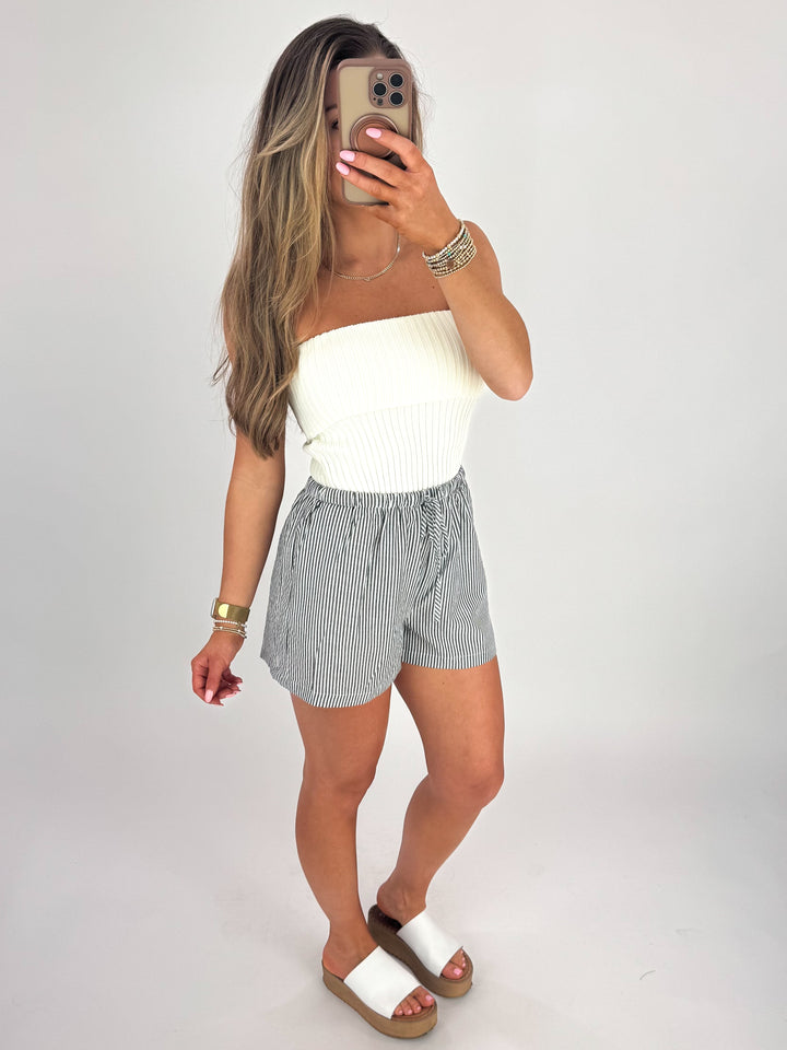 Courtney Shorts - Black/White