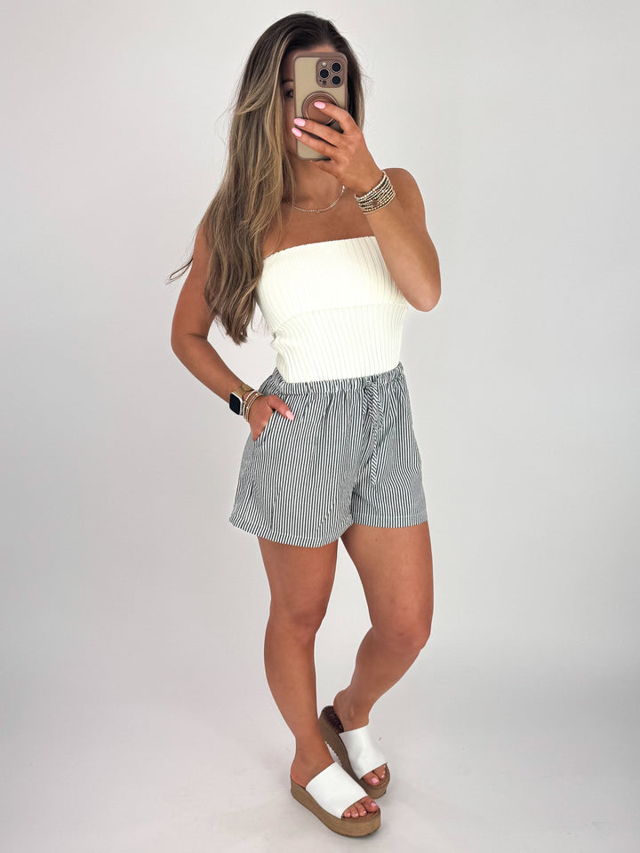 Courtney Shorts - Black/White