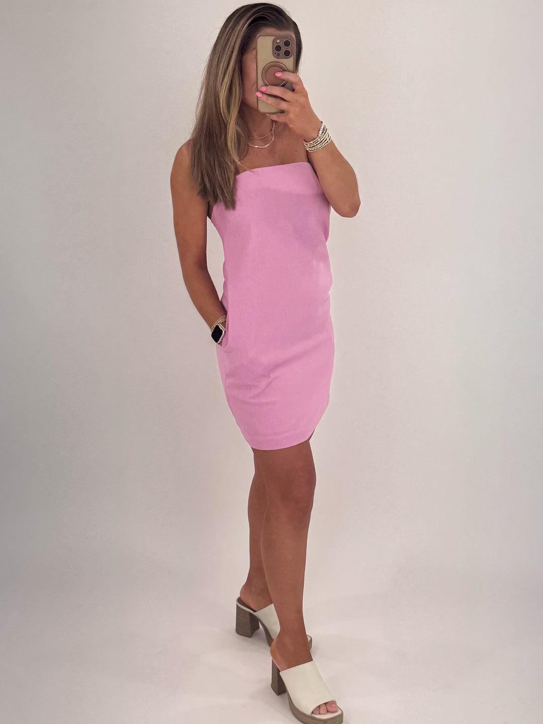 Emmie Dress - Pink