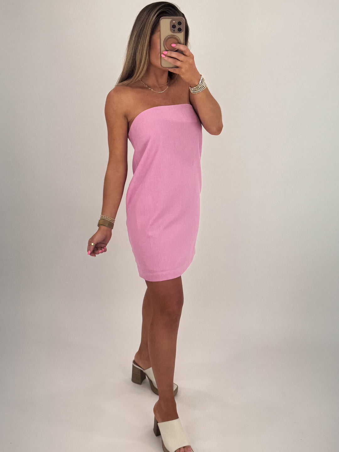 Emmie Dress - Pink