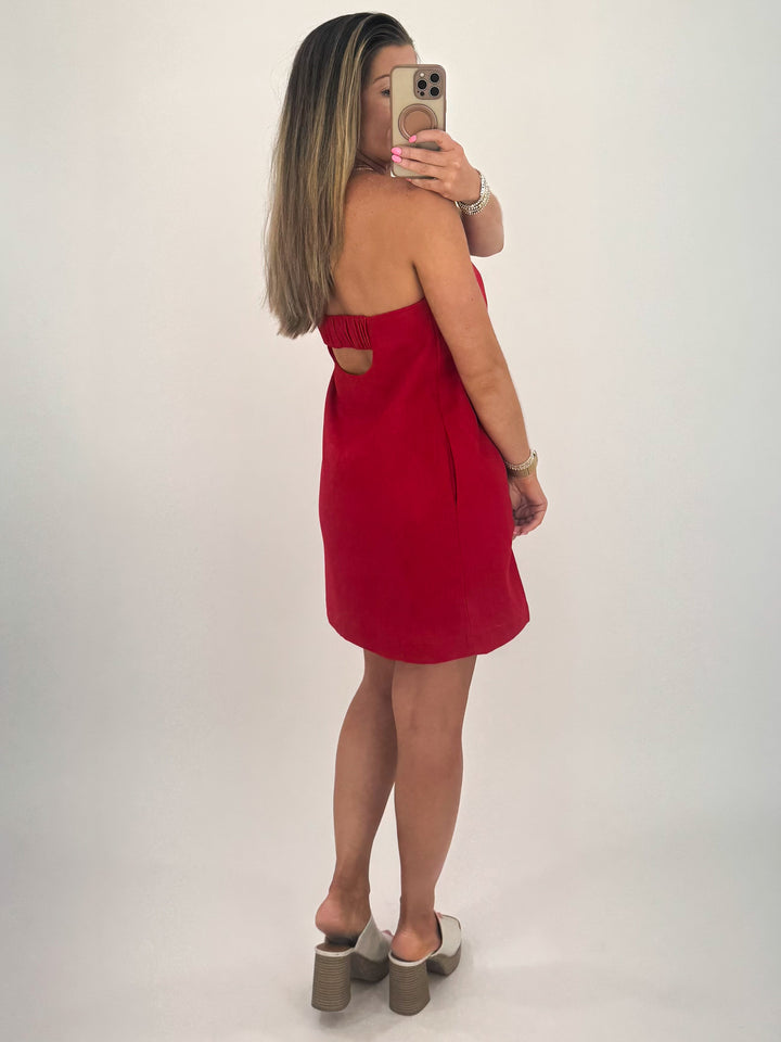 Emmie Dress- Red
