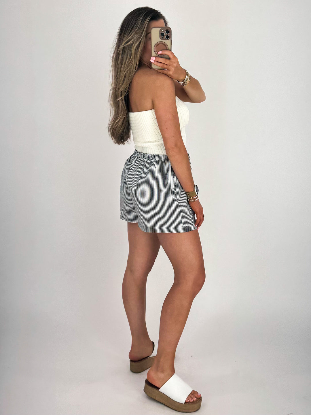 Courtney Shorts - Black/White