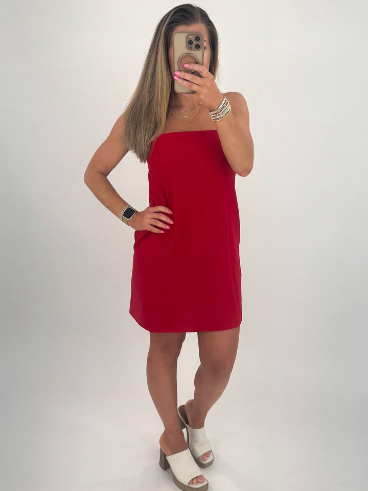 Emmie Dress- Red