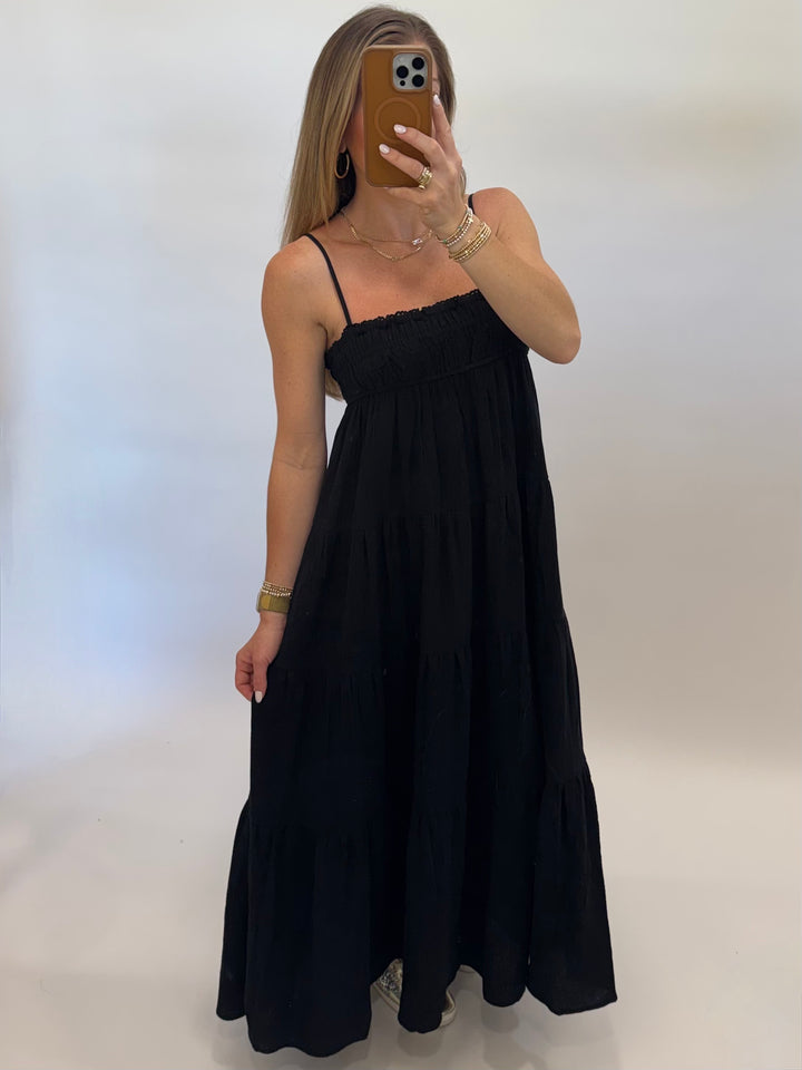 Claire Maxi Dress - Black