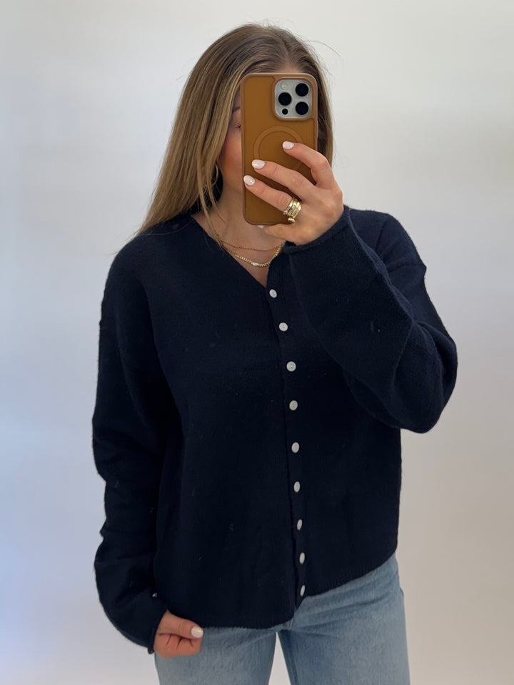 Elenor Sweater - Navy