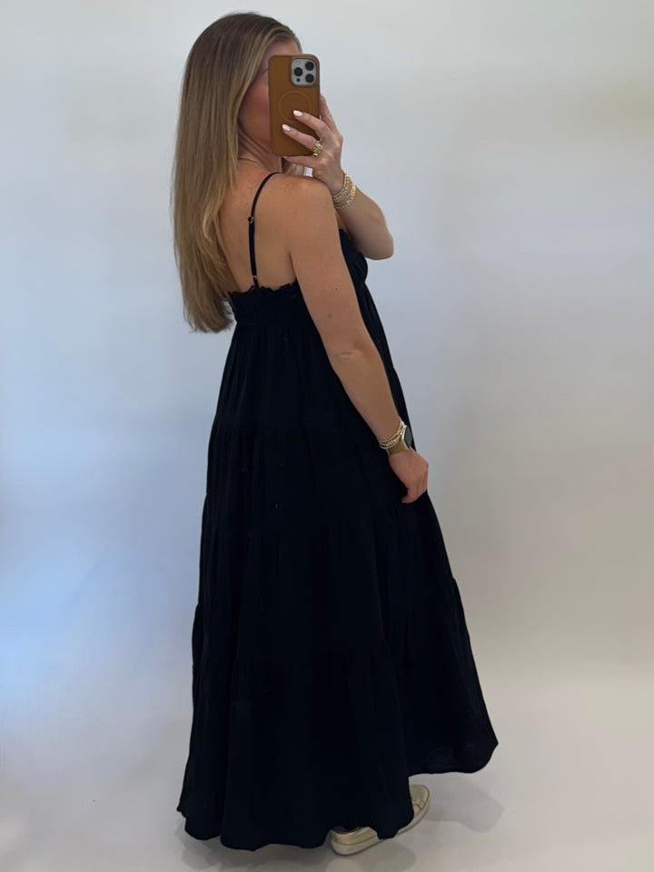 Claire Maxi Dress - Black