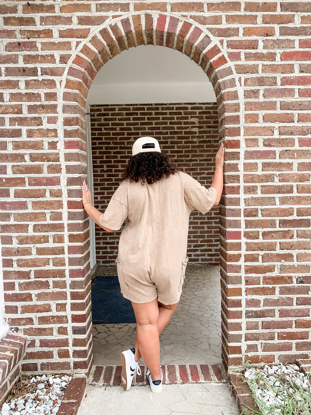 Everlee Romper - Latte