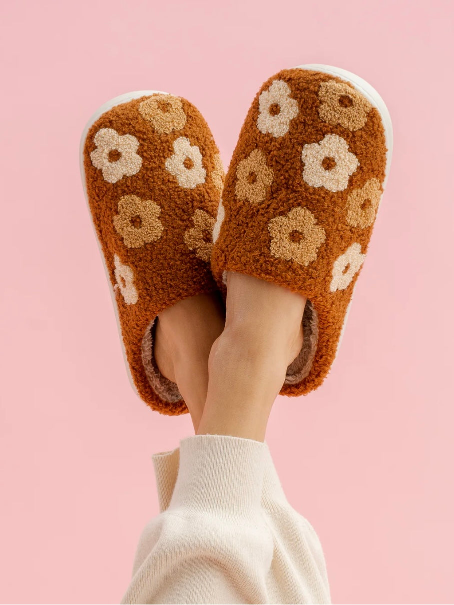 Floral Slippers