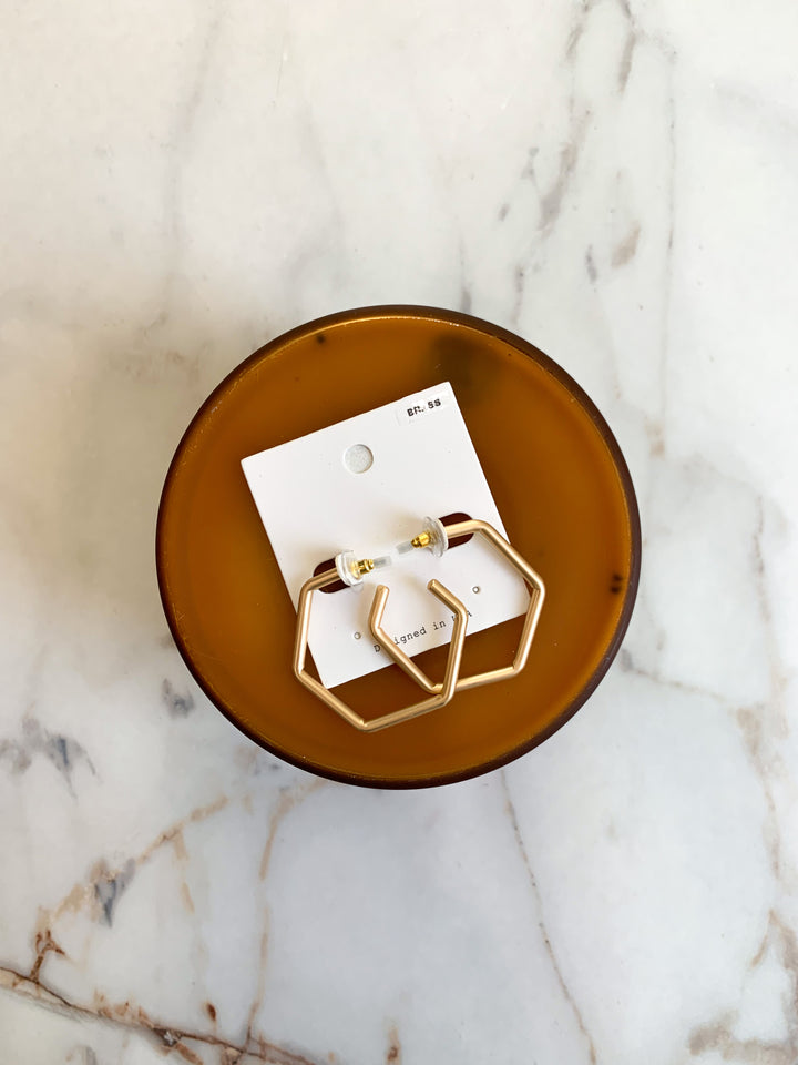 Hadley Hexagon Hoops