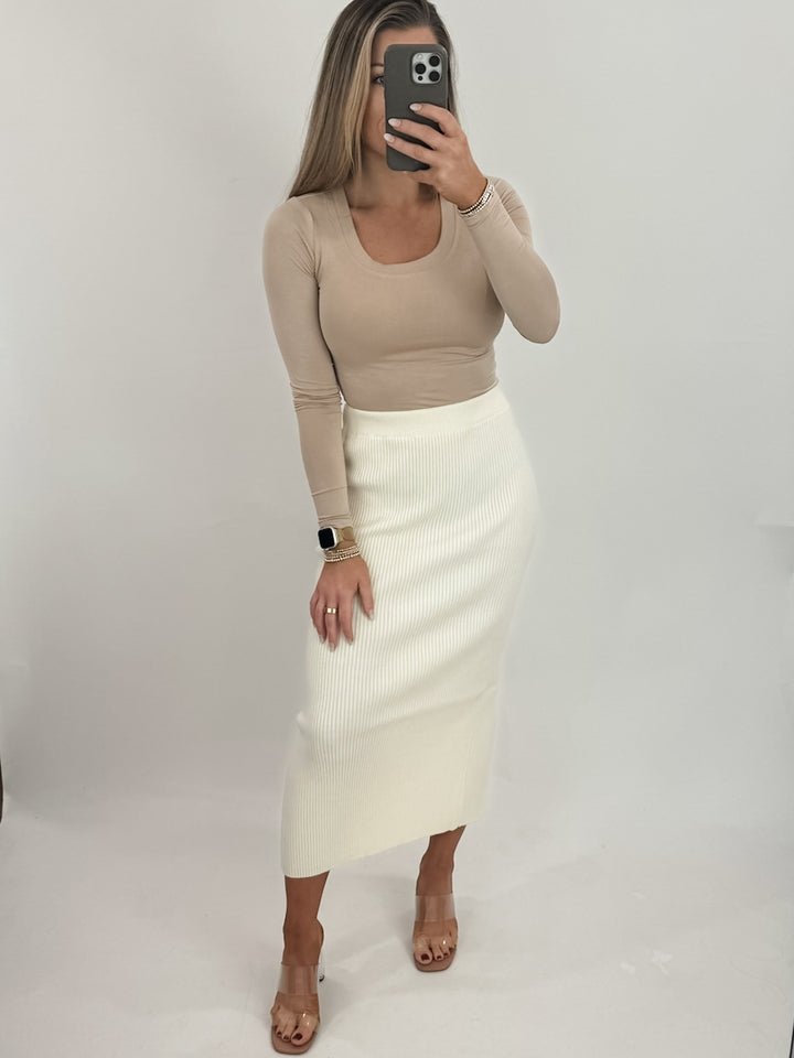 Mila Skirt - Cream