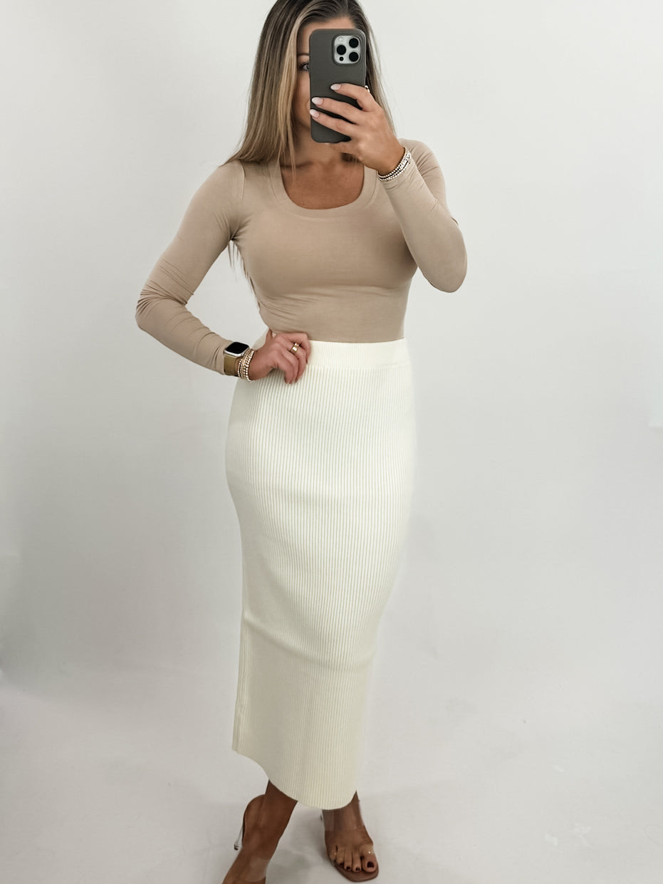 Mila Skirt - Cream