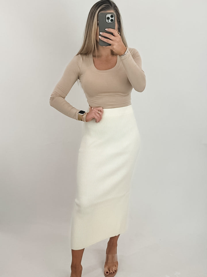 Mila Skirt - Cream