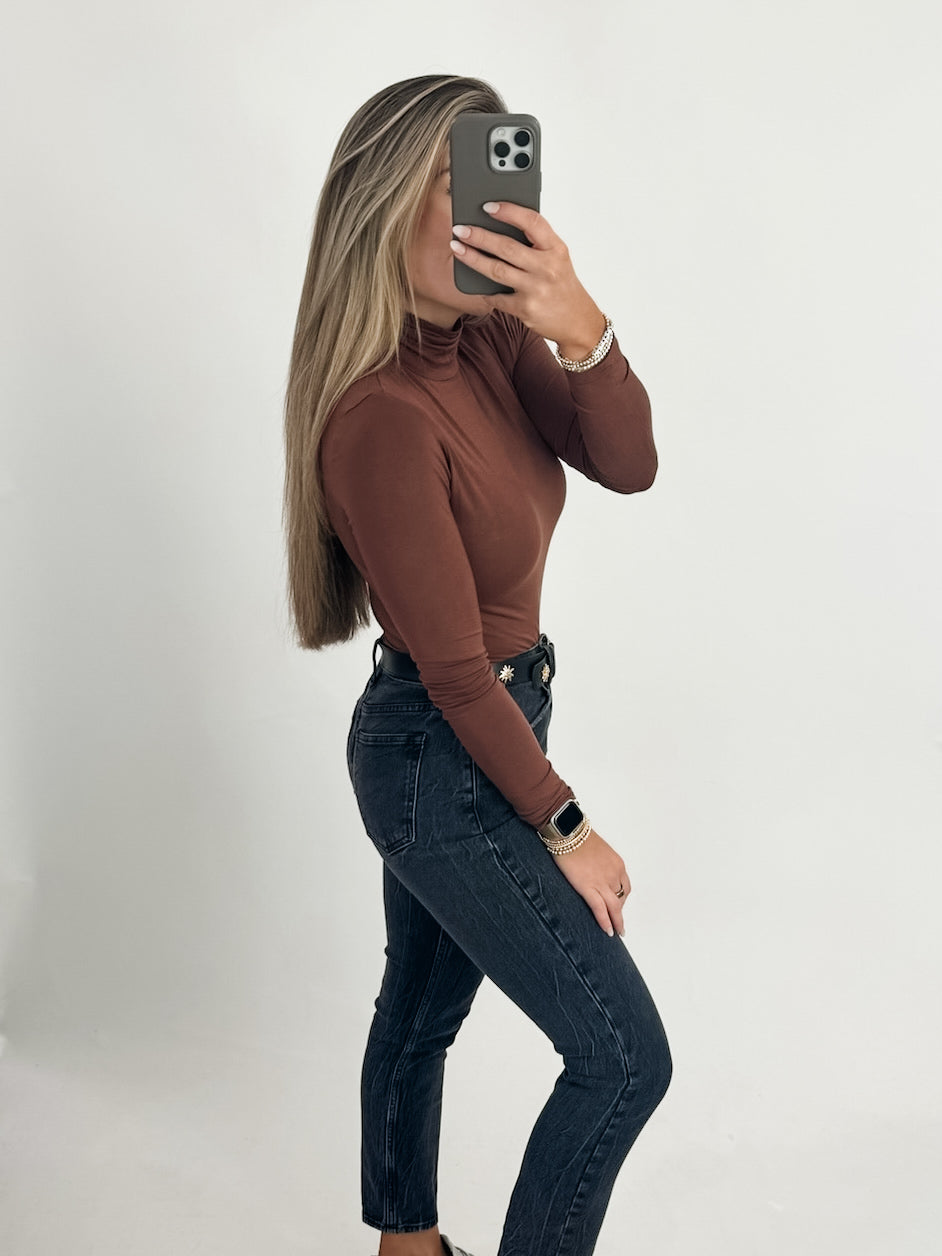 Millie Bodysuit - Chestnut