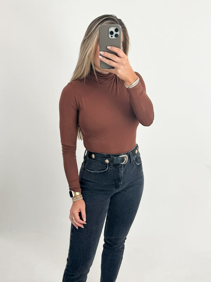 Millie Bodysuit - Chestnut