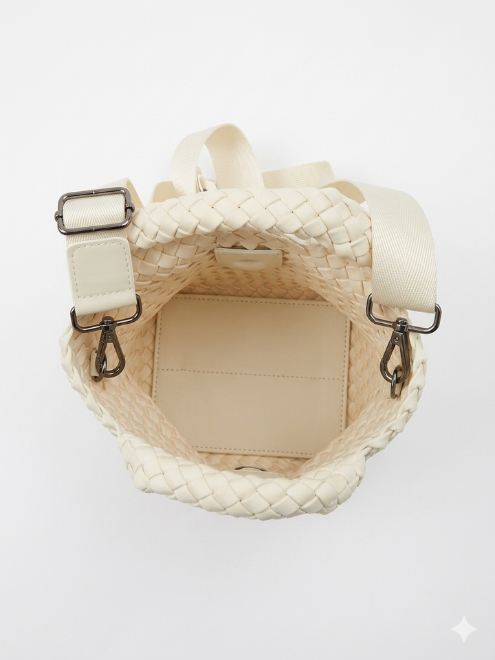 Faye Bucket Tote - Cream